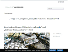 Tablet Screenshot of kleiner-wahnsinn.com